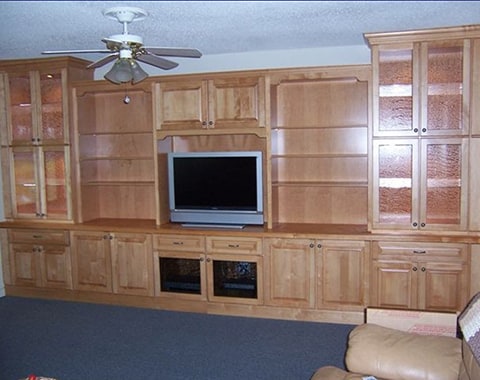 entertainment center install