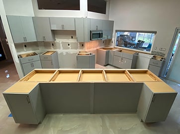 kitchen cabinets install